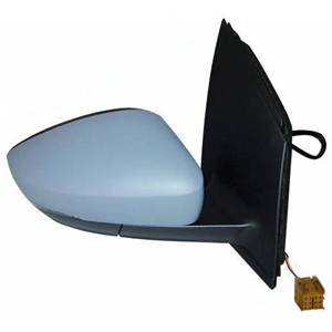 Rétroviseur droit électrique degivrant avec indicateur direction à peindre avec connecteur carré pour VOLKSWAGEN POLO de 2009 à 2014, Neuf