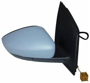 Rétroviseur droit électrique degivrant avec indicateur direction à peindre avec connecteur carré pour VOLKSWAGEN POLO de 2009 à 2014, Neuf