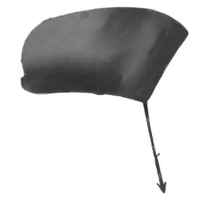 Bouchon cache crochet remorquage pare-chocs arrière pour ALFA ROMEO 147 RY 04 depuis 2004, Neuf