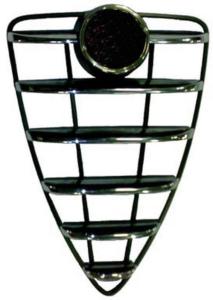 Bouclier grille radiateur chromée pare-chocs avant modèle 7/08>6/13 pour ALFA ROMEO MITO de 2008 à 2016, Neuf