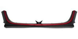 Moulure central noire gaufrée avec profil pare-chocs avant pour ALFA ROMEO GIULIETTA depuis 2016, Neuve
