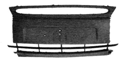 Pare-chocs avant central à peindre modèle 11/96>8/02 pour FORD KA de 1996 à 2008, Neuf