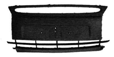 Pare-chocs avant central noir modèle 11/96>8/02 pour FORD KA de 1996 à 2008, Neuf