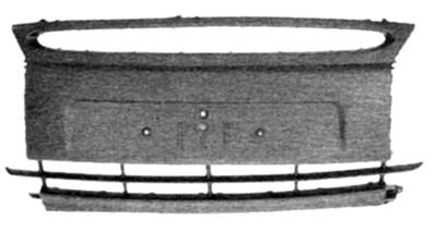 Pare-chocs avant central gris modèle 11/96>8/02 pour FORD KA de 1996 à 2008, Neuf