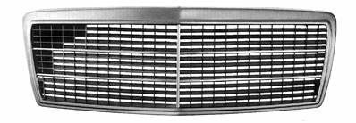 Grille radiateur complète modèle 6/93>12/97 pour MERCEDES (W180-202) CLASSE C de 1993 à 2000, Neuve
