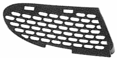 Grille droite bandes pare-chocs avant modèle 6/93>12/97 pour MERCEDES (W180-202) CLASSE C de 1993 à 2000, Neuve