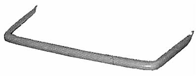 Bandes pare-chocs arrière à peindre 6/93>12/97 pour MERCEDES (W180-202) CLASSE C de 1993 à 2000,