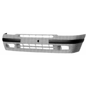 Pare-chocs avant masqué à peindre modèle 4/96>3/98 pour RENAULT CLIO de 1990 à 1998, Neuf