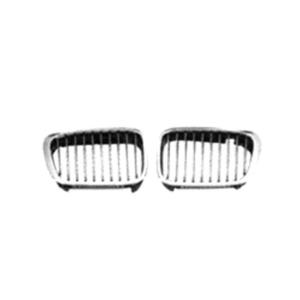 Bouclier grille droit chromée pour BMW SERIE 3 E46 COUPE de 1999 à 2001, Neuf