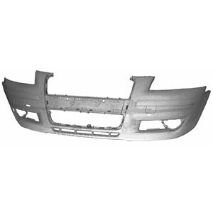 Pare-chocs avant avec lave phare à peindre modèle 9/05>6/08 grille haute pour AUDI A3 - 3 PORTE de 2003 à 2008, Neuf