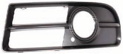 Grille gauche pare-chocs avant avec lamelle ouvert avec trou antibrouillard pour AUDI A4 de 2004 à 2007, Neuve
