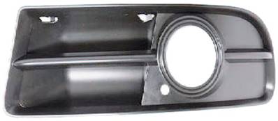 Grille gauche pare-chocs avant avec lamelle fermé avec trou antibrouillard pour AUDI A4 de 2004 à 2007, Neuve