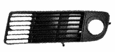 Grille latéral gauche pare-chocs avant avec trou antibrouillard pour AUDI A6 de 2001 à 2004, Neuve