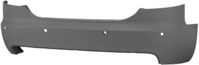 Pare-chocs arrière avec trous radars stationnement à peindre modèle berline pour AUDI A6 de 2004 à 2008, Neuf