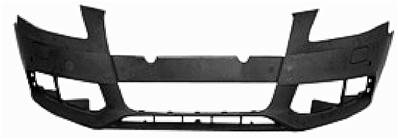 Pare-chocs avant avec lave phare avec trous radars stationnement à peindre pour AUDI A4 de 2007 à 2011, Neuf