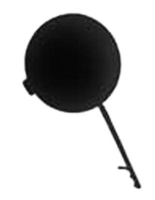 Bouchon cache crochet remorquage pare-chocs avant pour AUDI A4 de 2007 à 2011, Neuf