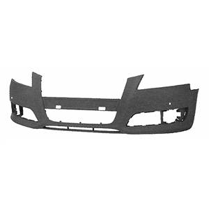 Pare-chocs avant avec trous radars stationnement à peindre pour AUDI A3 RY de 2008 à 2012, Neuf