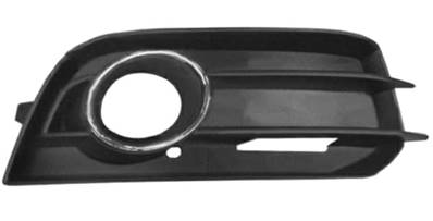 Grille latéral droite avec trou antibrouillard avec profil chromée crosse avant pour AUDI A1 de 2010 à 2014, Neuve