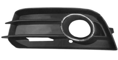 Grille latéral gauche avec trou antibrouillard avec profil chromée crosse avant pour AUDI A1 de 2010 à 2014, Neuve