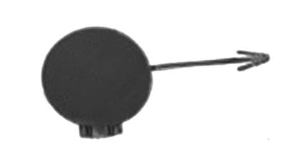 Bouchon cache crochet remorquage pare-chocs avant pour AUDI A1 de 2010 à 2014, Neuf