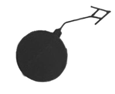 Bouchon cache crochet remorquage pare-chocs arrière modèle berline pour AUDI A6 de 2011 à 2014, Neuf