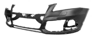 Pare-chocs avant avec lave phare et bouchons lave-phare à peindre pour AUDI Q5 de 2012 à 2016, Neuf