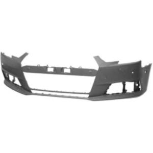 Pare-chocs avant avec lave phare avec 2 capteurs parking park assist à peindre pour AUDI A4 de 2015 à 2019, Neuf