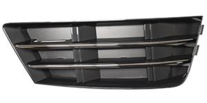 Grille latéral droite avec profil chromée pare-chocs avant pour AUDI A4 de 2015 à 2019, Neuve