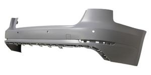 Pare-chocs arrière avec 4 capteurs stationnement à peindre modèle s. w. pour AUDI A4 de 2015 à 2019, Neuf