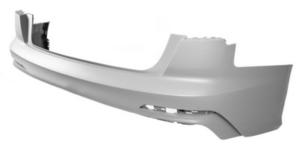 Pare-chocs arrière à peindre avec traces park assist modèle 4 porte s-line pour AUDI A6 S-LINE depuis 2019, Neuf