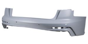 Pare-chocs arrière à peindre avec trous radars stationnement et traces park assist modèle 4 porte s-line pour AUDI A6 S-LINE depuis 2019, Neuf