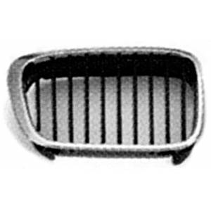 Bouclier grille droit noir avec profil chromée pour BMW SERIE 3 E46 de 2001 à 2004, Neuf