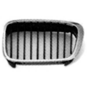 Bouclier grille gauche noir avec profil chromée pour BMW SERIE 3 E46 de 2001 à 2004, Neuf