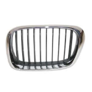 Bouclier grille gauche chromée modèle 10/00>7/03 pour BMW SERIE 5 E39 de 1995 à 2003, Neuf