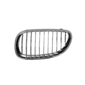 Bouclier grille gauche noire chromé pour BMW SERIE 5 E60 E61 de 2003 à 2007, Neuf
