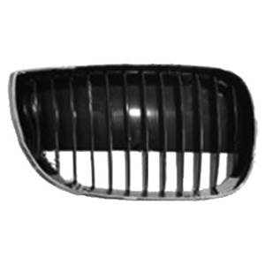 Bouclier grille chromée droit sans climatisattion pour BMW SERIE 1 E87 de 2004 à 2007, Neuf