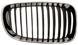 Bouclier grille latéral droit chromé/noir pour BMW SERIE 1 E87 RY de 2007 à 2011, Neuf