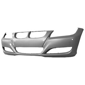 Pare-chocs avant avec trous radars stationnement à peindre pour BMW SERIE 3 E90-E91 RY de 2008 à 2012, Neuf