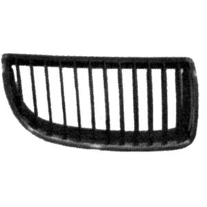 Bouclier grille droit noir avec profils chromées pour BMW SERIE 3 E90-E91 de 2005 à 2008, Neuf