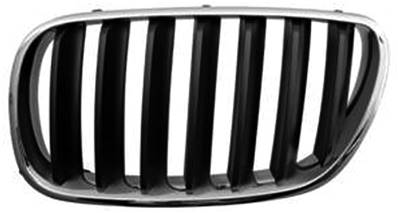 Bouclier grille gauche chromée noir pour BMW X3 E83 de 2006 à 2010, Neuf