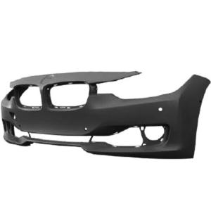 Pare-chocs avant avec 4 capteurs stationnement + 2 park assist à peindre modèle basis pour BMW SERIE 3 F30 de 2012 à 2014, Neuf