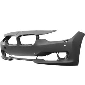 Pare-chocs avant avec lave phare avec 4 capteurs stationnement + 2 park assist + 2 view cam à peindre modèle basis pour BMW SERIE 3 F30 de 2012 à 2014, Neuf