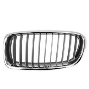 Bouclier grille gauche peint argent avec profils chromées modèle moderne line pour BMW SERIE 3 F30 de 2012 à 2014, Neuf