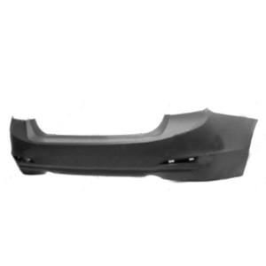 Pare-chocs arrière à peindre avec échappement double mod.335 berline basis pour BMW SERIE 3 F30 de 2012 à 2014, Neuf