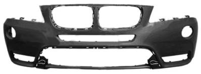 Pare-chocs avant à peindre pour BMW X3 F25 de 2010 à 2015, Neuf