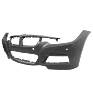 Pare-chocs avant avec trous radars parking+supports à peindre pour BMW SERIE 3 F30/31 M-TECH de 2012 à 2014, Neuf