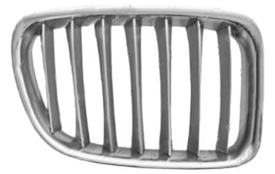 Bouclier grille radiateur droit chromé pour BMW X1 E84 de 2009 à 2012, Neuf