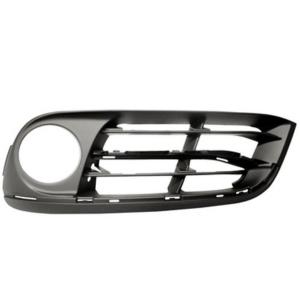 Grille latéral gauche avec trou antibrouillard pare-chocs avant noire avec trou moulure modèle luxury/moderne line pour BMW SERIE 5 F10N de 2013 à 2016, Neuve