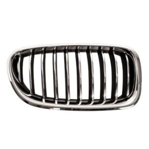 Bouclier grille droit chromée noir modèle luxury line - basis pour BMW SERIE 5 F10N de 2013 à 2016, Neuf