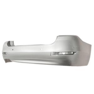 Pare-chocs arrière avec trous radars stationnement avec échappement double à gauche à peindre modèle berline pour BMW SERIE 5 F10N de 2013 à 2016, Neuf